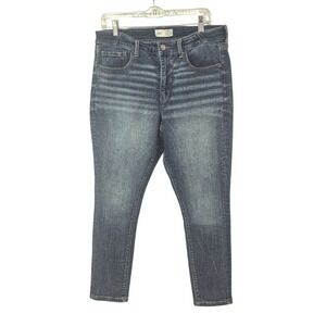 BKE Denim Gabby Curvy Fit High Rise Ankle Skinny Jeans Stretch Size 31x27